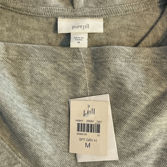 J. Jill Light Gray Women's Cardigan - Picture 2 of 3